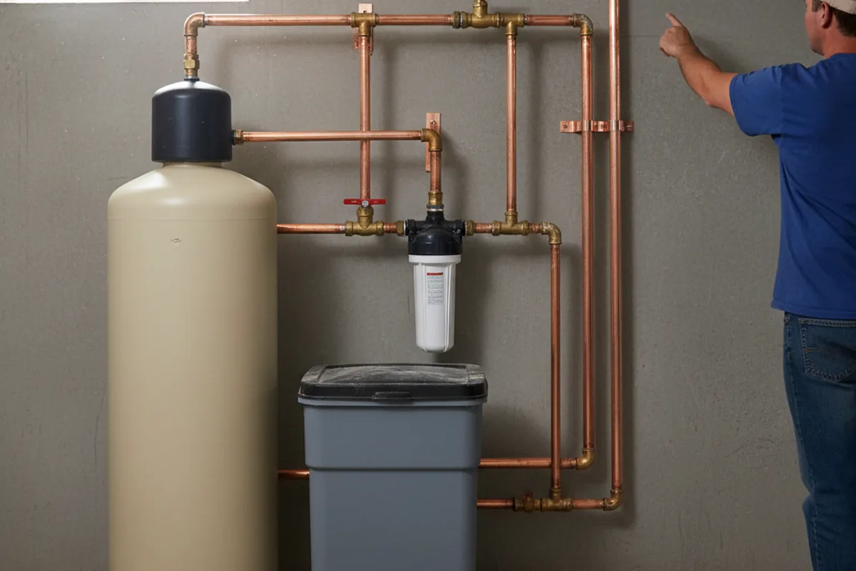 Whole-house water treatment system installed in Wells